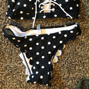 Polka Dot Bikini Bottom